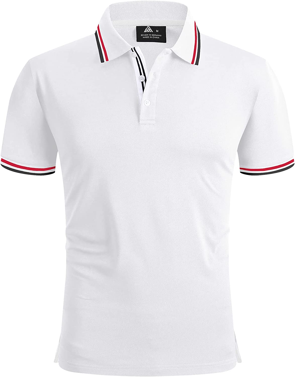 V VALANCH Golf Polo Shirts for Men Short Sleeve Moisture Wicking Summer Casual Collared Shirts Tennis Polo - Image 4